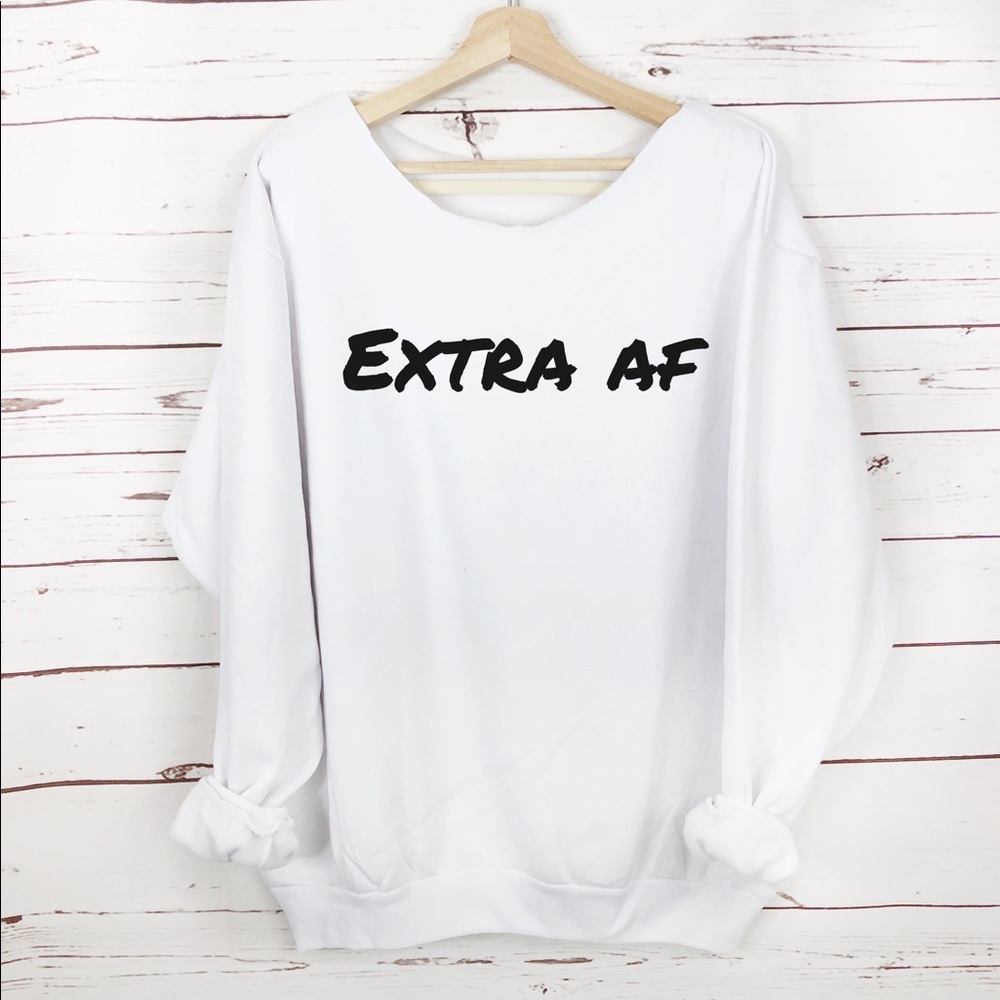 NEW Extra AF Womens Sweater, Warm sweater, slouchy - Picture 3 of 8